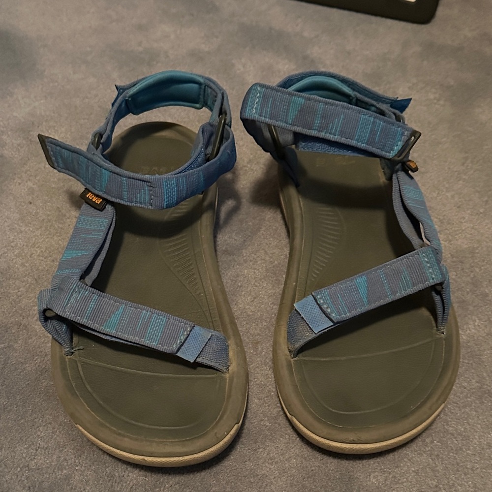Teva Blue and Gray Sandals